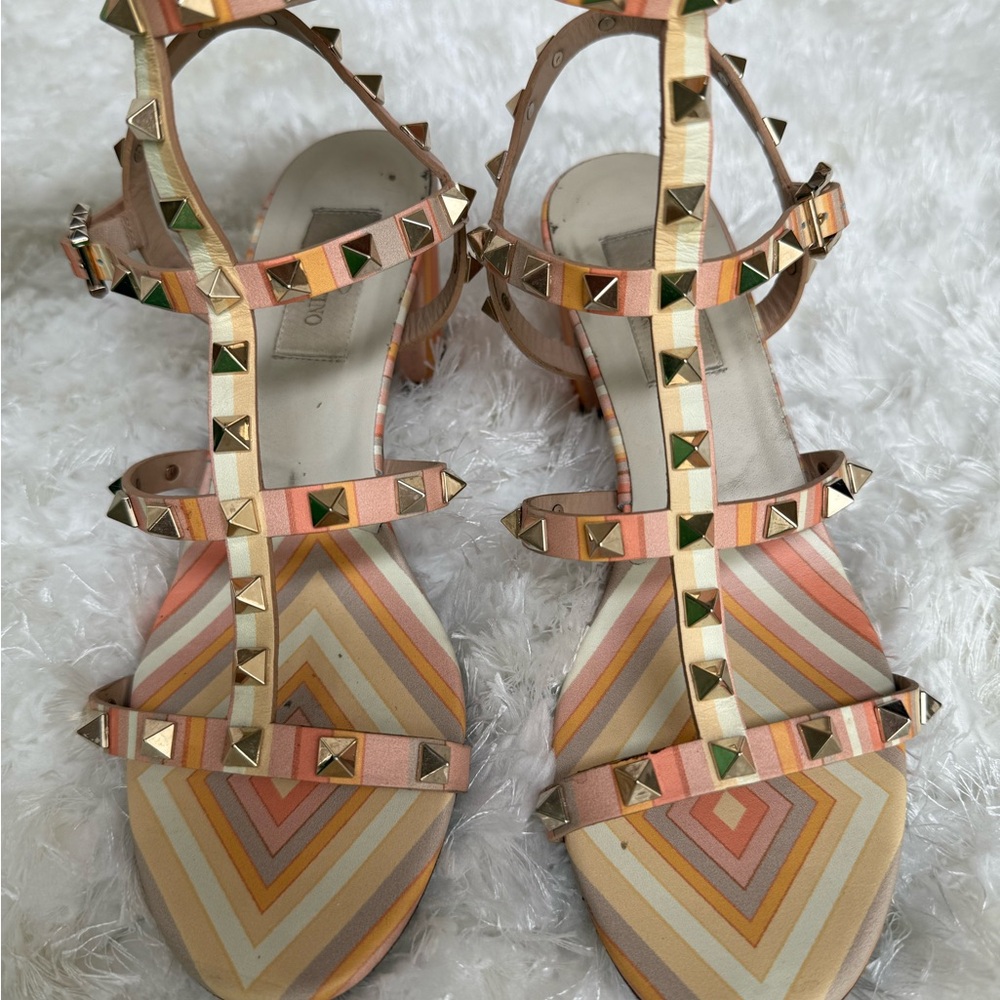 Valentino Garavani Pastel Studded Sandals